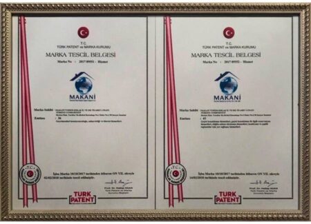 makani marka tescil belgesi